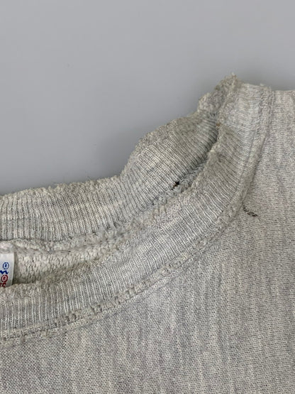 【現状渡し品】【メンズ】 Champion チャンピオン 90's FRANKLIN PIERCE COLLEGE REVERSE WEAVE CREWNECK SWEATSHIRT 90年代 フランクリン・ピアス大学 リバースウィーブ クルーネックスウェットシャツ トップス トレーナー 146-260404-kk-05-min サイズ：XL カラー：グレー 万代Net店