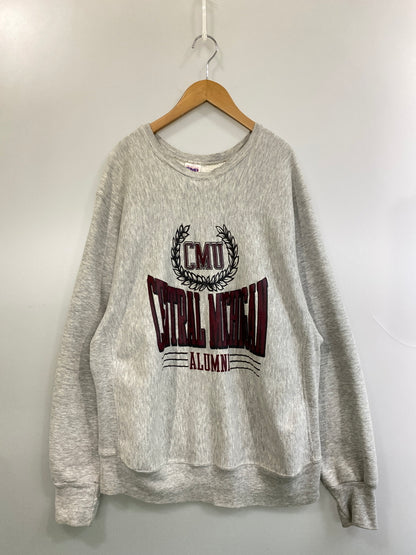 【現状渡し品】【メンズ】 MVP 90S CENTRAL MICHIGAN SWEATSHIRT 90年代 MVP セントラル・ミシガン スウェットシャツ メンズ トップス ヴィンテージ 146-260717-em-41-min サイズ：XL カラー：グレー 万代Net店