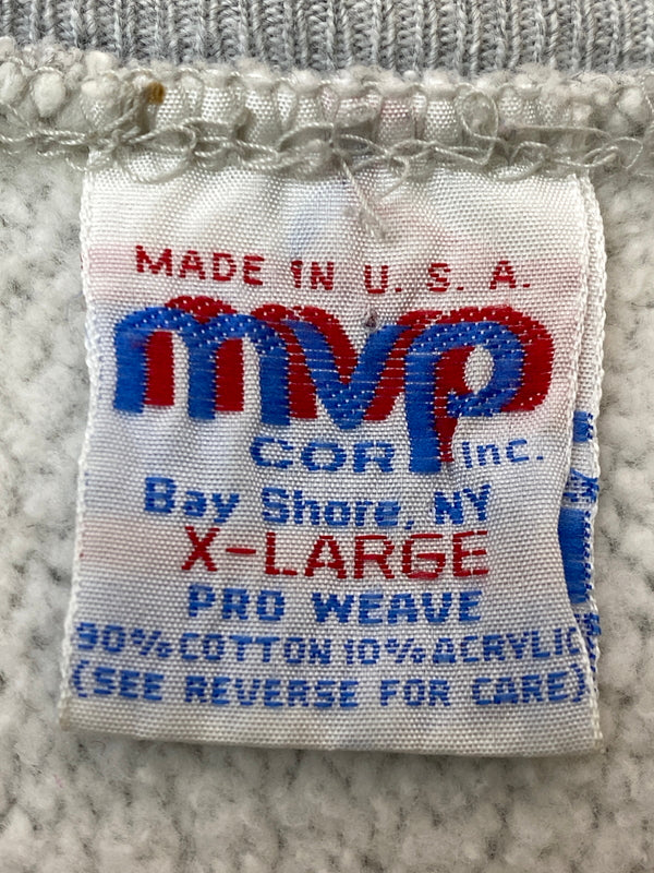 【現状渡し品】【メンズ】 MVP 90S CENTRAL MICHIGAN SWEATSHIRT 90年代 MVP セントラル・ミシガン スウェットシャツ メンズ トップス ヴィンテージ 146-260717-em-41-min サイズ：XL カラー：グレー 万代Net店