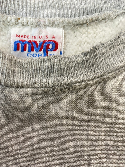 【現状渡し品】【メンズ】 MVP 90S CENTRAL MICHIGAN SWEATSHIRT 90年代 MVP セントラル・ミシガン スウェットシャツ メンズ トップス ヴィンテージ 146-260717-em-41-min サイズ：XL カラー：グレー 万代Net店