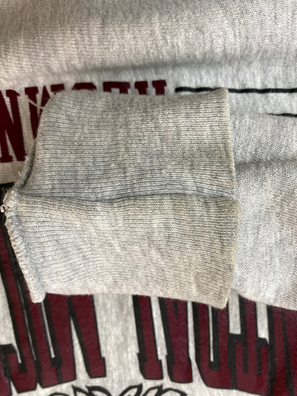 【現状渡し品】【メンズ】 MVP 90S CENTRAL MICHIGAN SWEATSHIRT 90年代 MVP セントラル・ミシガン スウェットシャツ メンズ トップス ヴィンテージ 146-260717-em-41-min サイズ：XL カラー：グレー 万代Net店