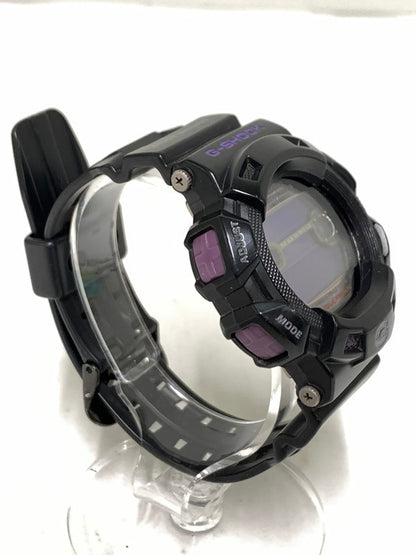 【中古品】【メンズ】 G-SHOCK ジーショック GW-9110BP-1JF GULFMAN デジタル ソーラー腕時計 196-260407-AS-23-min カラー：ブラック/パープル 万代Net店