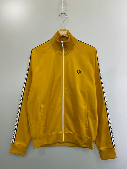 【中古品】【メンズ】 FRED PERRY フレッドペリー J6231 TRACK JACKET トラックジャケット ライトアウター 141-260407-AS-53-min サイズ：M カラー：イエロー 万代Net店