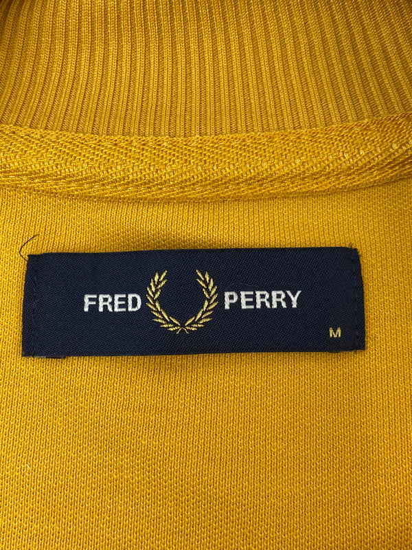 【中古品】【メンズ】 FRED PERRY フレッドペリー J6231 TRACK JACKET トラックジャケット ライトアウター 141-260407-AS-53-min サイズ：M カラー：イエロー 万代Net店