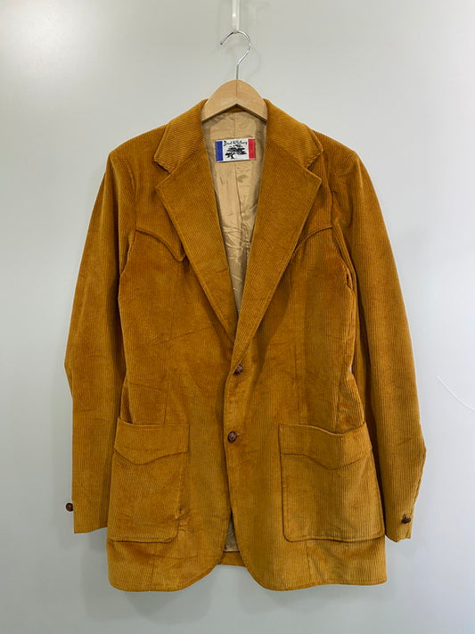 【中古品】【メンズ】 BRAD WHITNEY ブラッドホイットニー コーデュロイジャケット アウター 146-260407-AS-51-min カラー：ブラウン 万代Net店