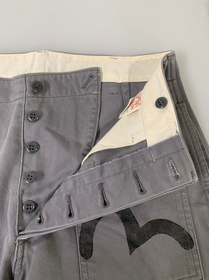 【中古品】【メンズ】 EVISU エヴィス カモメ ワークパンツ メンズ ボトムス 156-260407-KS-05-min サイズ：31 カラー：グレー系 万代Net店