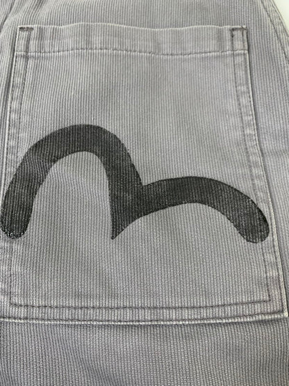 【中古品】【メンズ】 EVISU エヴィス カモメ ワークパンツ メンズ ボトムス 156-260407-KS-05-min サイズ：31 カラー：グレー系 万代Net店