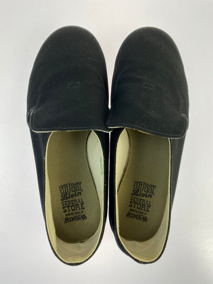 【中古品】【メンズ】 STUSSY ステューシー LIVIN' GENERAL STORE MOONSTAR SLIP-ON SHOES 靴 シューズ スリッポン 163-260407-AS-35-min サイズ：27cm カラー：ブラック 万代Net店