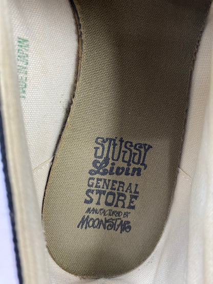 【中古品】【メンズ】 STUSSY ステューシー LIVIN' GENERAL STORE MOONSTAR SLIP-ON SHOES 靴 シューズ スリッポン 163-260407-AS-35-min サイズ：27cm カラー：ブラック 万代Net店