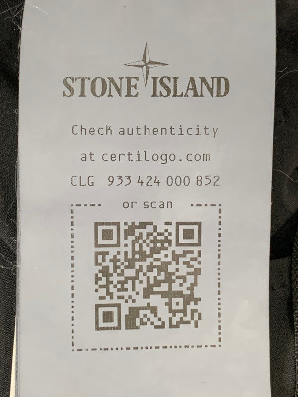 【中古品】【メンズ】 STONE ISLAND ストーンアイランド L1S153100048S0375 PATCH DETAIL TRACK PANTS パッチディテール トラックパンツ メンズ ボトムス 152-260407-KS-03-min サイズ：W32 カラー：ブラック 万代Net店