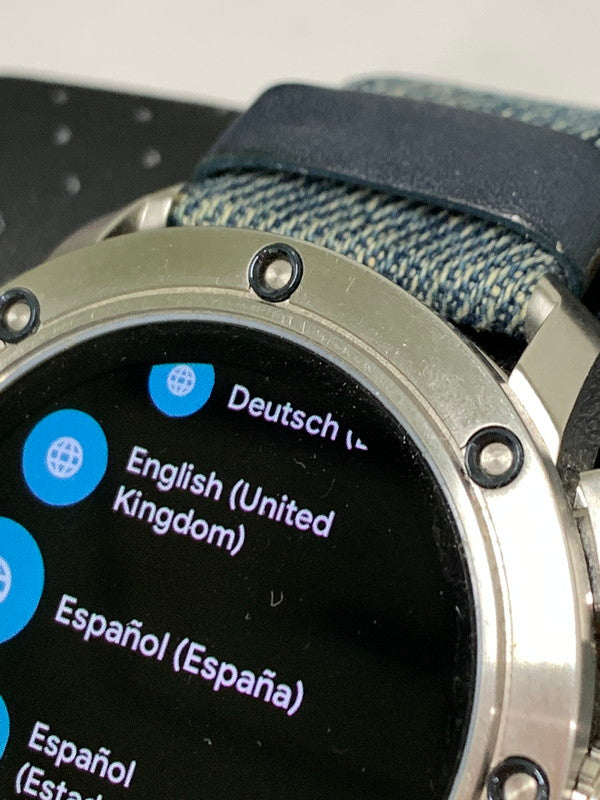 【中古品】【メンズ】 DIESEL ON ディーゼルオン DZT2015 SMARTWATCH 腕時計 197-260407-AS-25-min カラー：シルバー 万代Net店