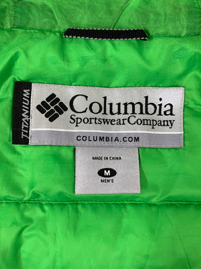 【中古品】【メンズ】 Columbia コロンビア PM5203 クレーターレイクジャケット ダウンジャケット メンズ アウター 144-260407-KS-20-min サイズ：M カラー：ブラック/グリーン 万代Net店