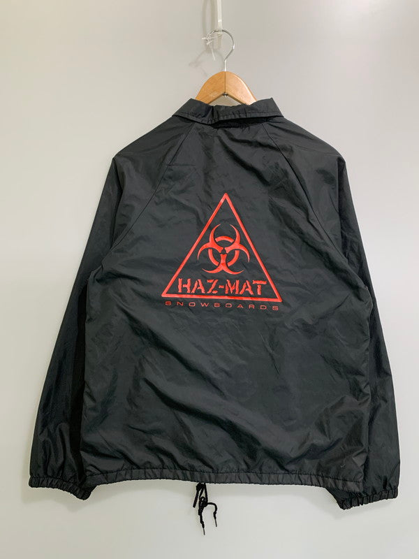 【中古品】【メンズ】 HAZ-MAT ハズマット SKATEBOADS 90S COACH JACKET スケートボーズ ナインティーズ コーチジャケット メンズ アウター 146-260407-KS-13-min サイズ：M カラー：ブラック 万代Net店