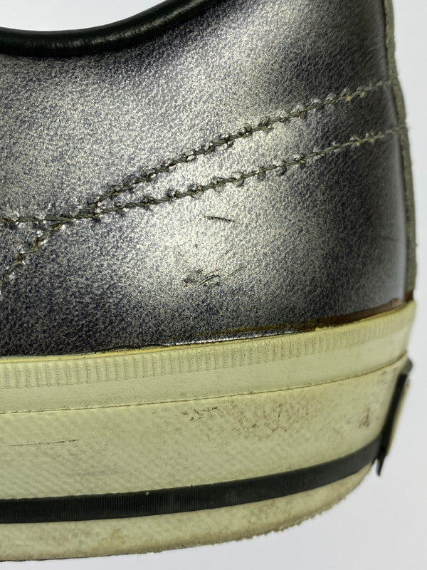 【中古品】【メンズ】 CONVERSE コンバース ONE STAR METALIC ワンスター メタリック スニーカー 靴 163-260410-jt-02-min サイズ：７1/2 カラー：ブラック系 万代Net店