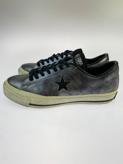 【中古品】【メンズ】 CONVERSE コンバース ONE STAR METALIC ワンスター メタリック スニーカー 靴 163-260410-jt-02-min サイズ：７1/2 カラー：ブラック系 万代Net店