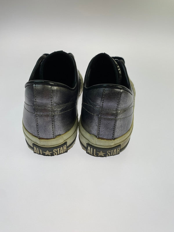 【中古品】【メンズ】 CONVERSE コンバース ONE STAR METALIC ワンスター メタリック スニーカー 靴 163-260410-jt-02-min サイズ：７1/2 カラー：ブラック系 万代Net店