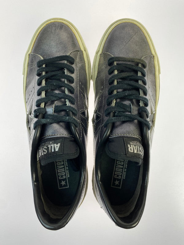 【中古品】【メンズ】 CONVERSE コンバース ONE STAR METALIC ワンスター メタリック スニーカー 靴 163-260410-jt-02-min サイズ：７1/2 カラー：ブラック系 万代Net店