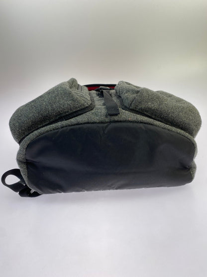 【中古品】【メンズ/レディース】 MONCLER モンクレール ZAINO WOOL BACKPACK ザイノ ウール バックパック RN116347 カバン 188-260410-jt-08-min カラー：グレー 万代Net店