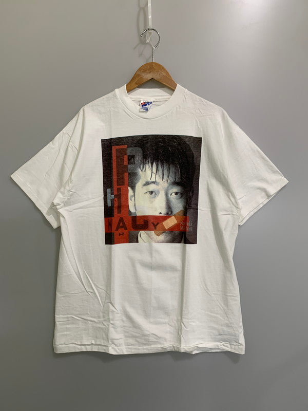 【中古品】【メンズ】 槇原敬之 90’s "PHARMACY" TEE 90年代 ファーマシー Tシャツ トップス 146-260409-SH-01-min サイズ：L カラー：ホワイト 万代Net店