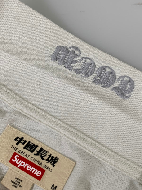 【中古品】【メンズ】 SUPREME×THE GREAT CHINA WALL シュプリーム ザ グレート チャイナ ウォール DRAGON POLO ドラゴン ポロシャツ メンズ トップス 149-260407-KS-14-min サイズ：M カラー：ホワイト/ピンク 万代Net店
