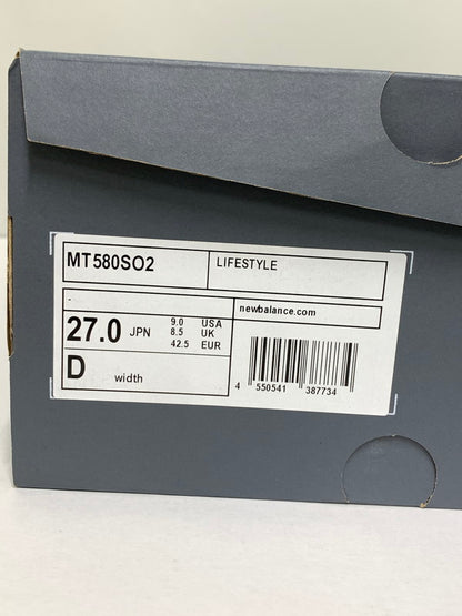 【未使用品】【メンズ】 atmos アトモス ×NEW BALANCE ニューバランス MT580SO2 580 靴 シューズ スニーカー 162-260407-AS-14-min サイズ：27cm カラー：ブラウン系 万代Net店