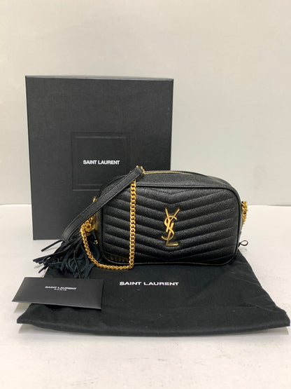 【中古品】【レディース】 SAINT LAURENT サンローラン 612579 LOU MINI BAG ミニバッグ カバン 180-260407-AS-21-min カラー：ブラック 万代Net店