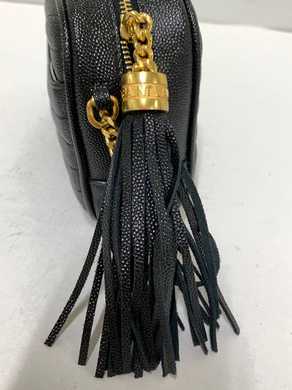 【中古品】【レディース】 SAINT LAURENT サンローラン 612579 LOU MINI BAG ミニバッグ カバン 180-260407-AS-21-min カラー：ブラック 万代Net店