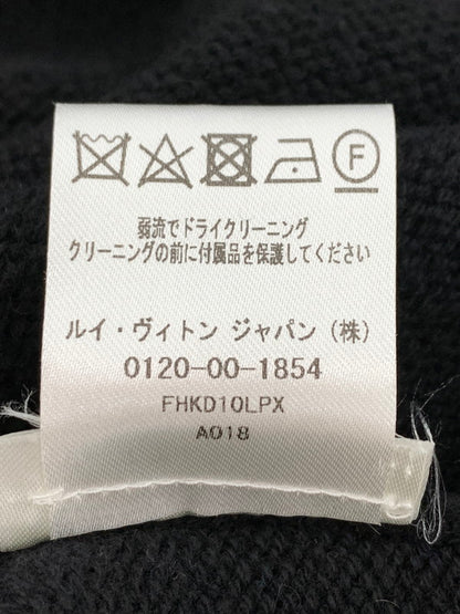 【中古品】【レディース】 LOUIS VUITTON ルイ・ヴィトン INTARSIA SIGNATURE DRESS インターシャ シグネチャー ドレス ニット ワンピース 168-260410-jt-01-min サイズ：M カラー：ブラック 万代Net店