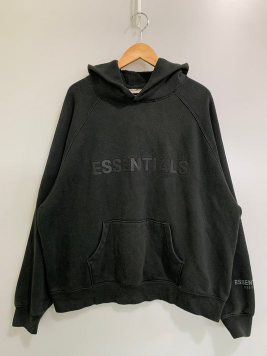 【中古品】【メンズ】 FOG ESSENTIALS エフオージーエッセンシャルズ LOGO HOODIE ロゴフーディ メンズ パーカー トップス 142-260407-KS-25-min サイズ：L カラー：ブラック 万代Net店