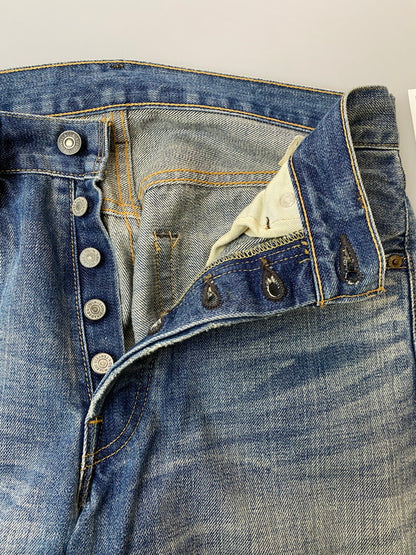 【現状渡し品】【メンズ】 Levi's リーバイス 日本製 71501 BIG"E" DENIM PANTS デニムパンツ ボトムス 157-260408-zi-04-min サイズ：W32 カラー：インディゴ 万代Net店