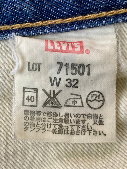 【現状渡し品】【メンズ】 Levi's リーバイス 日本製 71501 BIG"E" DENIM PANTS デニムパンツ ボトムス 157-260408-zi-04-min サイズ：W32 カラー：インディゴ 万代Net店