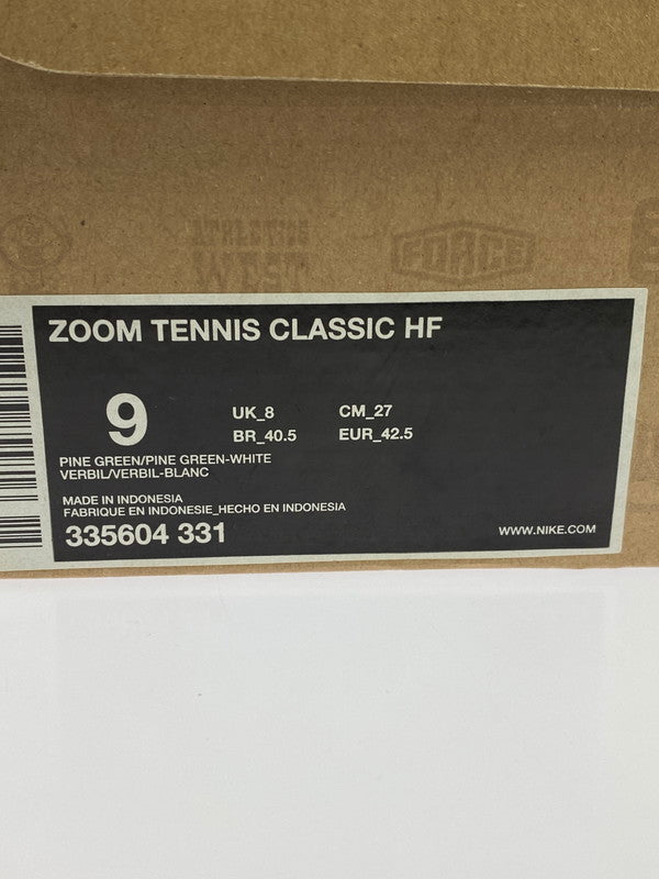 【中古品】【メンズ】 NIKE ナイキ ×FRAGMENTDESIGN フラグメントデザイン 335604-331 ZOOM TENNIS CLASSIC HF 靴 シューズ スニーカー 160-260407-AS-28-min サイズ：27cm カラー：PINE GREEN/PINE GREEN-WHITE 万代Net店