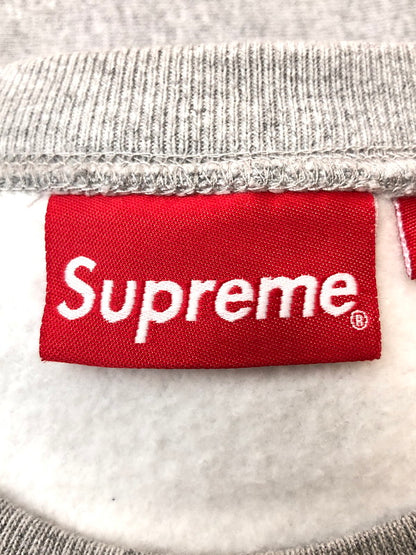 【中古品】【メンズ】 SUPREME シュプリーム 15AW BOX LOGO CREWNECK SWEATSHIRT ボックスロゴ クルーネック スウェットシャツ トップス トレーナー 149-260607-SH-07-hon サイズ：M カラー：グレー 万代Net店