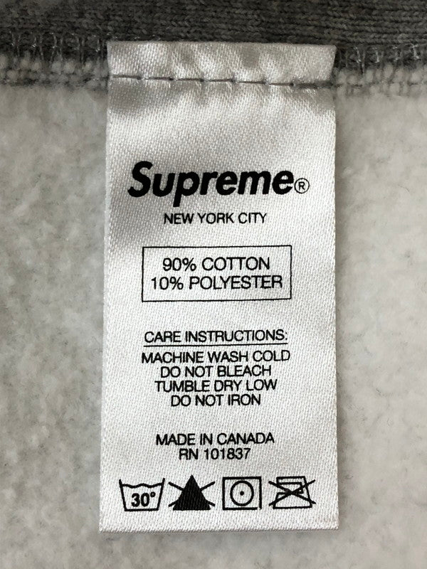 【中古品】【メンズ】 SUPREME シュプリーム 15AW BOX LOGO CREWNECK SWEATSHIRT ボックスロゴ クルーネック スウェットシャツ トップス トレーナー 149-260607-SH-07-hon サイズ：M カラー：グレー 万代Net店