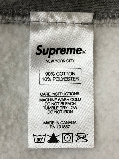 【中古品】【メンズ】 SUPREME シュプリーム 15AW BOX LOGO CREWNECK SWEATSHIRT ボックスロゴ クルーネック スウェットシャツ トップス トレーナー 149-260607-SH-07-hon サイズ：M カラー：グレー 万代Net店