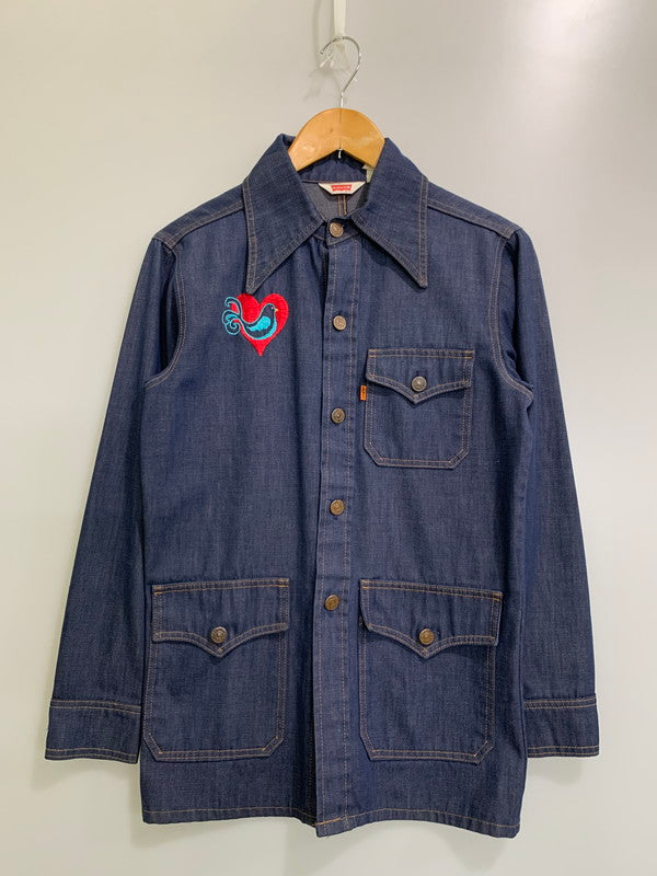 【中古品】【メンズ】 Levi's リーバイス 70’s USA製 オレンジタブ デニムジャケット カバーオール 70年代 ヴィンテージ アウター 146-260409-SH-12-min サイズ：不明 カラー：インディゴ 万代Net店
