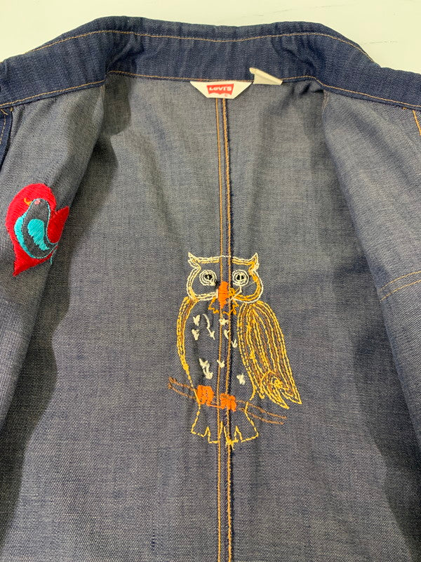 【中古品】【メンズ】 Levi's リーバイス 70’s USA製 オレンジタブ デニムジャケット カバーオール 70年代 ヴィンテージ アウター 146-260409-SH-12-min サイズ：不明 カラー：インディゴ 万代Net店