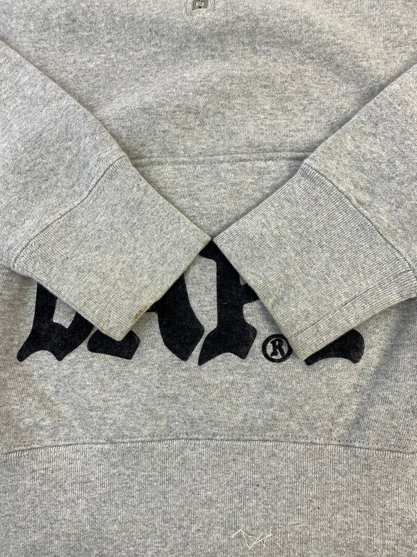 【現状渡し品】【メンズ】 A BATHING APE アベイシングエイプ HALF ZIP PULLOVER HOODIE ハーフジップ プルオーバー フーディ パーカー メンズ トップス 142-260410-KS-05-min サイズ：S カラー：グレー 万代Net店