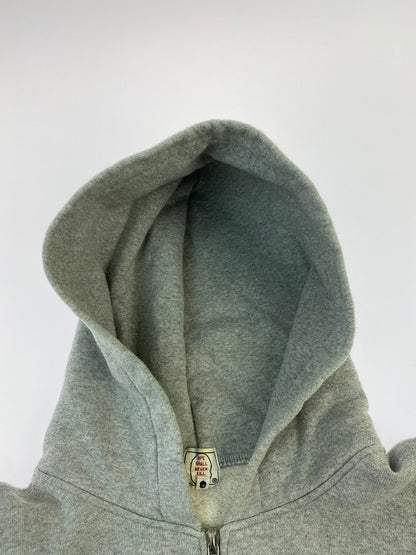 【現状渡し品】【メンズ】 A BATHING APE アベイシングエイプ HALF ZIP PULLOVER HOODIE ハーフジップ プルオーバー フーディ パーカー メンズ トップス 142-260410-KS-05-min サイズ：S カラー：グレー 万代Net店