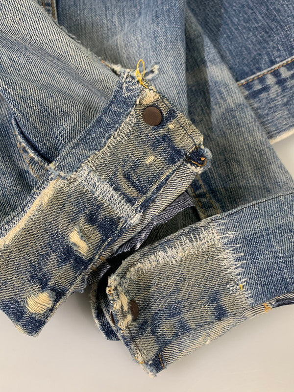 【現状渡し品】【メンズ】 Levi's リーバイス 60-70’s ボタン裏521 70505 BIG"E" DENIM JACKET 60-70年代 ビッグE デニムジャケット ヴィンテージ アウター 146-260409-SH-03-min カラー：インディゴ 万代Net店
