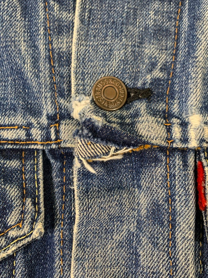 【現状渡し品】【メンズ】 Levi's リーバイス 60-70’s ボタン裏521 70505 BIG"E" DENIM JACKET 60-70年代 ビッグE デニムジャケット ヴィンテージ アウター 146-260409-SH-03-min カラー：インディゴ 万代Net店