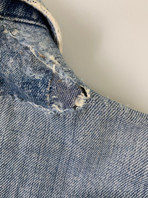 【現状渡し品】【メンズ】 Levi's リーバイス 60-70’s ボタン裏521 70505 BIG"E" DENIM JACKET 60-70年代 ビッグE デニムジャケット ヴィンテージ アウター 146-260409-SH-03-min カラー：インディゴ 万代Net店