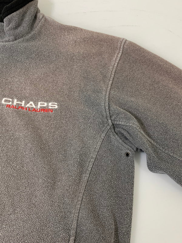 【中古品】【メンズ】 CHAPS チャップス RALPH LAUREN 90S FLEECE PULLOVER フリース プルオーバー 146-260416-AS-3-min サイズ：XL カラー：グレー 万代Net店