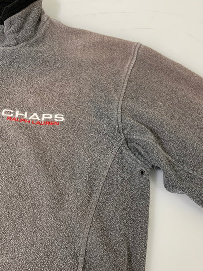 【中古品】【メンズ】 CHAPS チャップス RALPH LAUREN 90S FLEECE PULLOVER フリース プルオーバー 146-260416-AS-3-min サイズ：XL カラー：グレー 万代Net店