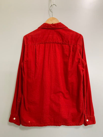 【中古品】【メンズ】 PILGRIM ピルグリム 60's WOOL SHIRT 60年代 ウールシャツ ヴィンテージ トップス 146-260412-SH-11-min カラー：レッド 万代Net店