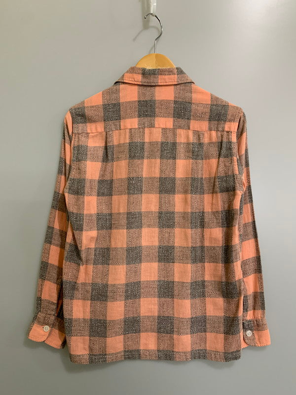 【中古品】【メンズ】 ROB ROY ロブロイ プルオーバーシャツ ロングスリーブシャツ トップス 146-260412-SH-06-min サイズ：14 カラー：ピンク/グレー 万代Net店