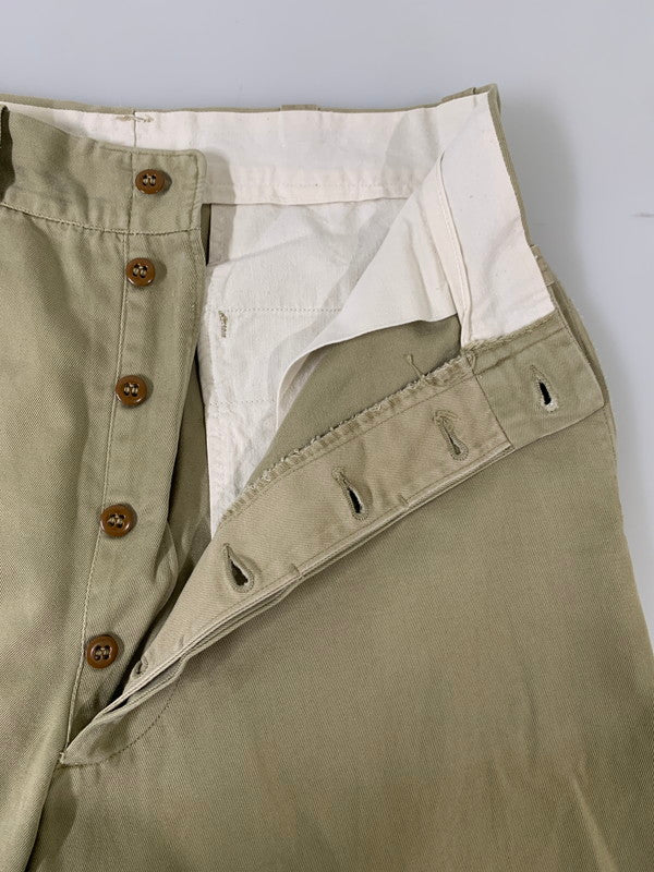 【中古品】【メンズ】 U.S.ARMY ユーエスアーミー 推定50's ARMY CHINO PANTS 50年代 アーミーチノパンツ ボトムス 157-260412-SH-04-min 万代Net店