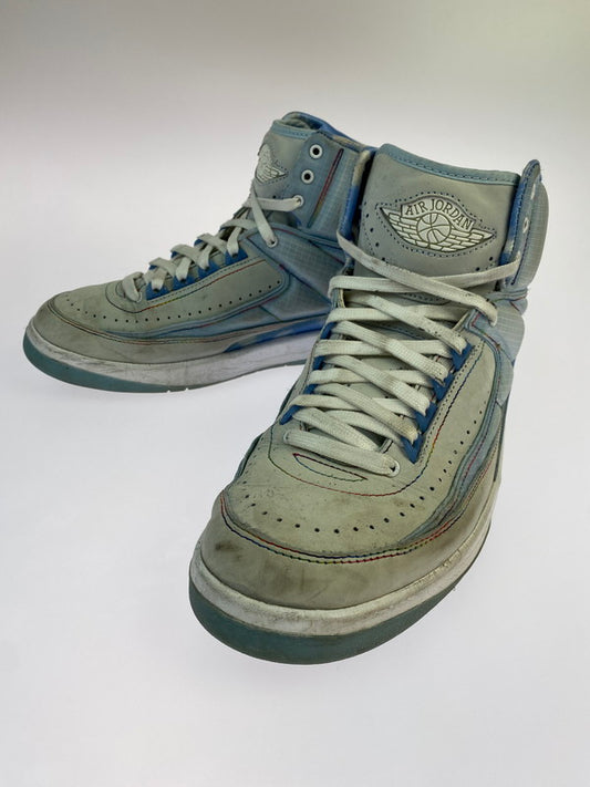【現状渡し品】【メンズ】 J BALVIN J.バルヴィン ×NIKE ナイキ DQ7691-419 AIR JORDAN 2 RETRO SP 靴 シューズ スニーカー 160-260415-AS-35-min サイズ：27cm カラー：ブルー 万代Net店