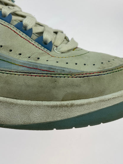 【現状渡し品】【メンズ】 J BALVIN J.バルヴィン ×NIKE ナイキ DQ7691-419 AIR JORDAN 2 RETRO SP 靴 シューズ スニーカー 160-260415-AS-35-min サイズ：27cm カラー：ブルー 万代Net店