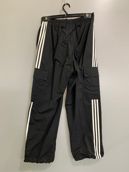 【中古品】【メンズ】 adidas アディダス HR3364 クラシックス スリーストライプス カーゴパンツ ボトムス 159-260416-AS-21-min サイズ：XL カラー：ブラック 万代Net店